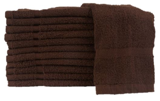KSE dark brown towels