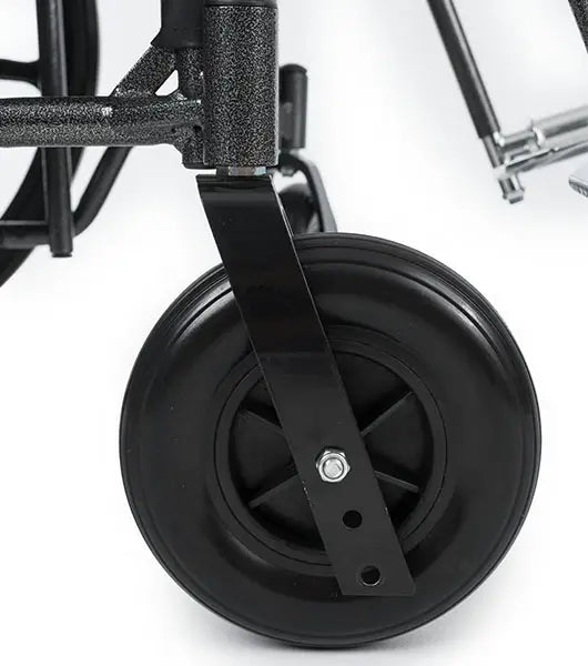 Wings Bariatric Wheelchair Hemi Capable, 500 lb. weight capacity, Detachable Desk Arm, Vinyl