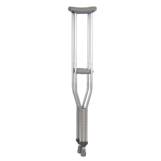 Dynarex Aluminum Crutches - Adult, 5'2" - 5'10"