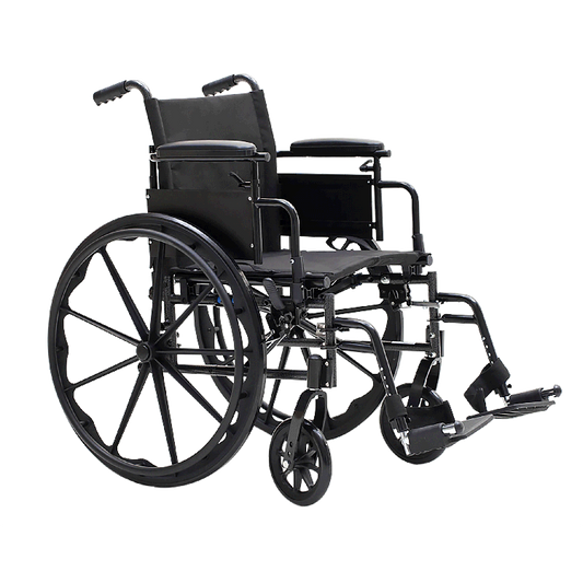 Dynaride DynaRide S4 X-Lite Wheelchair - 18" x 16" w/ Flip Desk Arm F, Silver Vein, 1pc/cs
