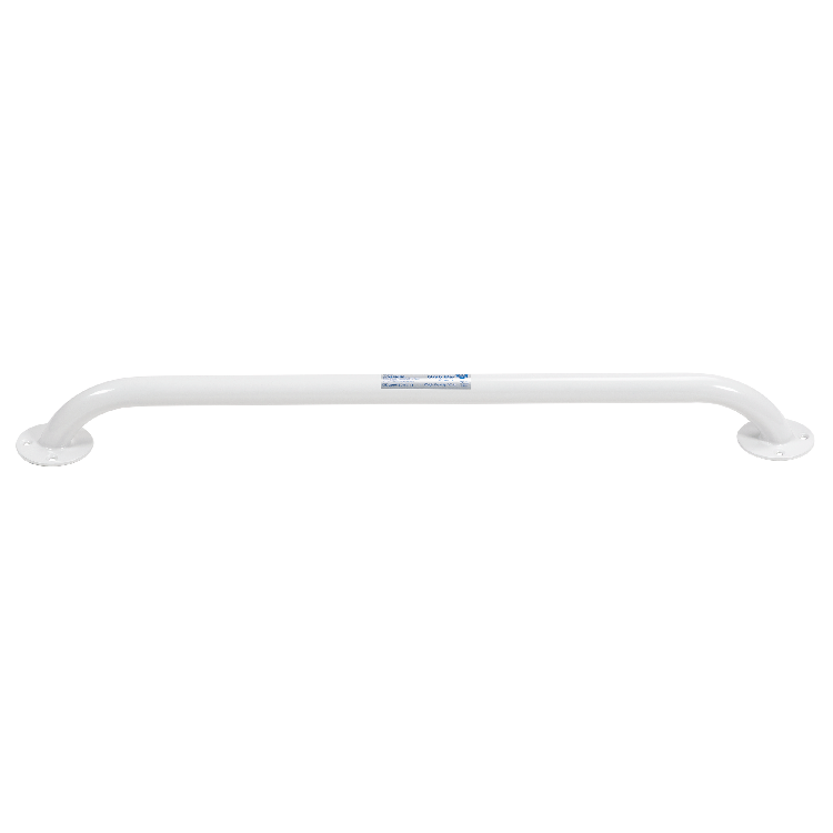 Dynarex Powder Coated Grab Bar, 24", White, 1pc/bx,3bx/cs