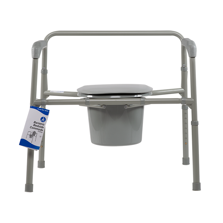 Bari+Max Bariatric Folding Commode, Steel, 1/cs