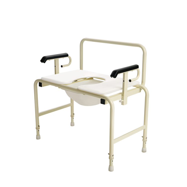 Bari+Max Bariatric HD Drop Arm Commode, 30", 1/cs