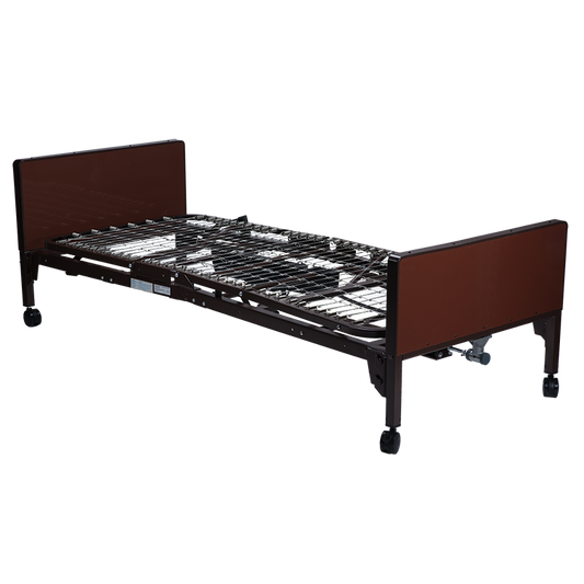 Dynarex Semi Electric Homecare Bed w/ Half Rail