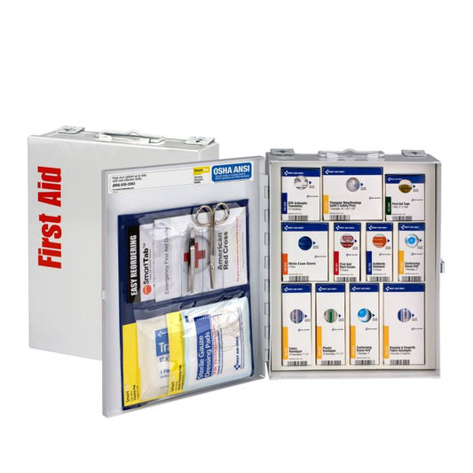 First Aid Only 25 Person Medium Metal SmartCompliance First Aid Cabinet Without Medications