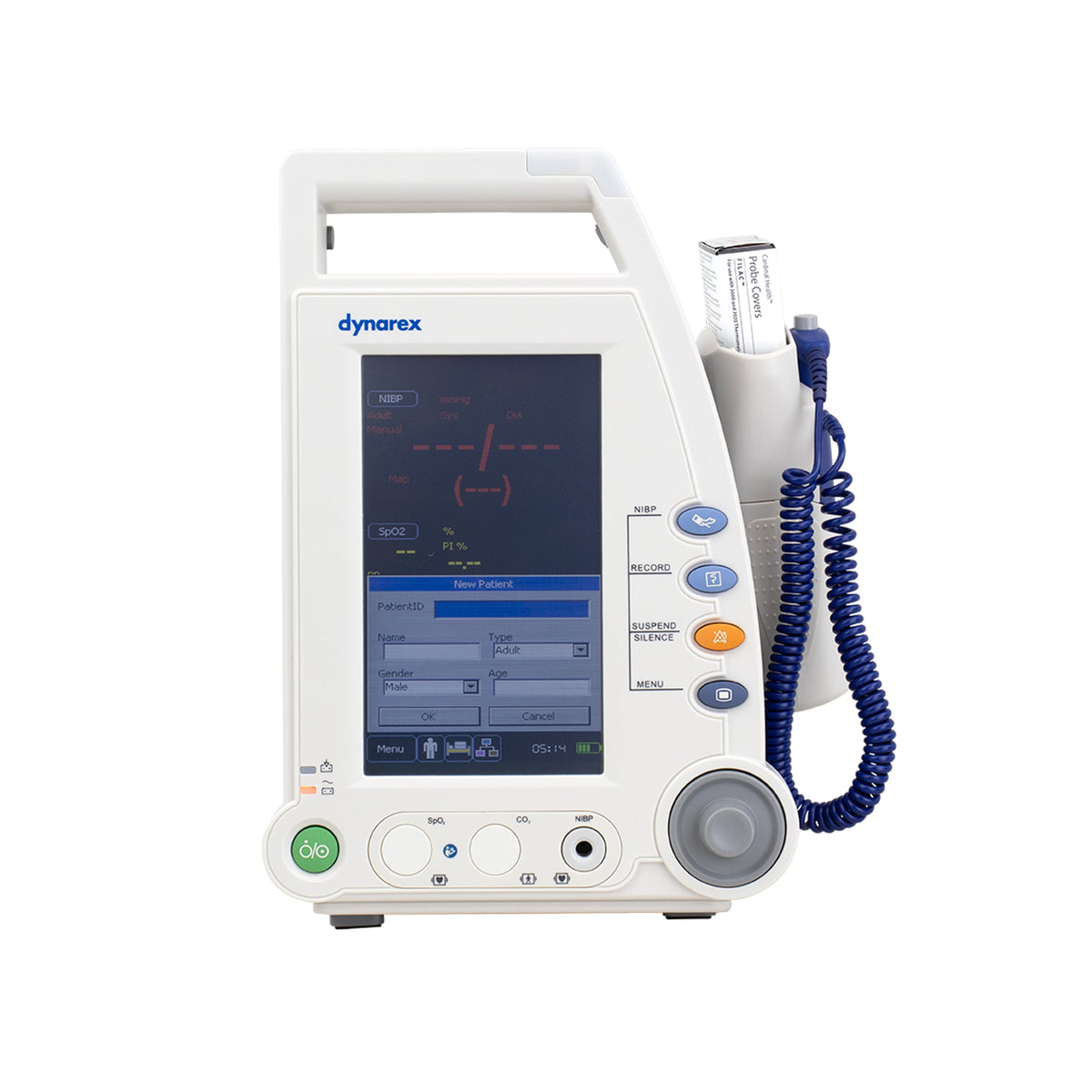 Dynarex Vital Signs Touch Screen Patient Monitor w/ Stand