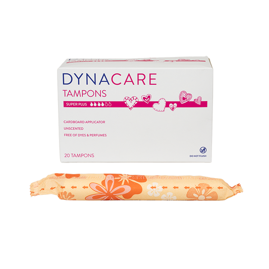 Dynarex Super Plus Tampons Cardboard Applicator, 12-15gr absorbency, 20ea/bx, 10bxs/case (200 Count)