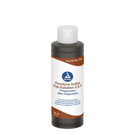 Dynarex Povidone Iodine Prep Solution Bottle