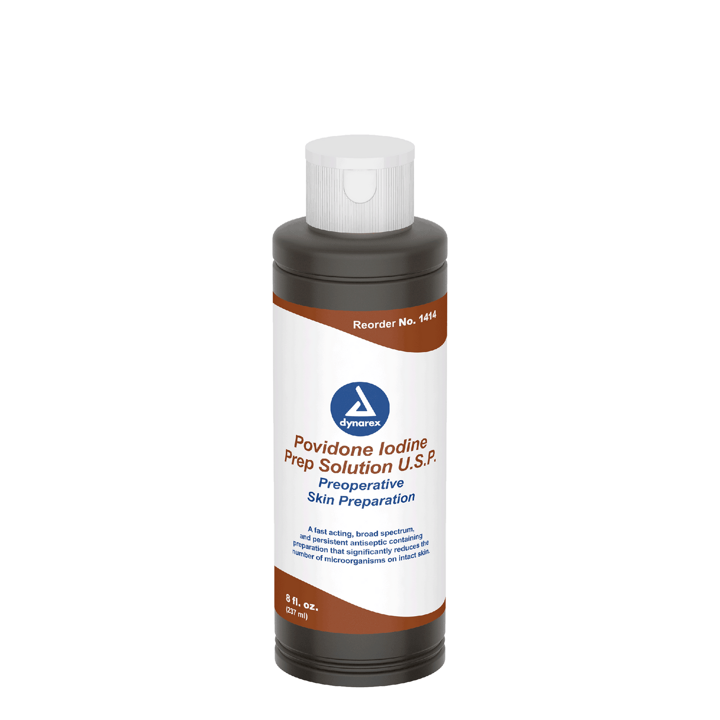 Dynarex Povidone Iodine Prep Solution Bottle