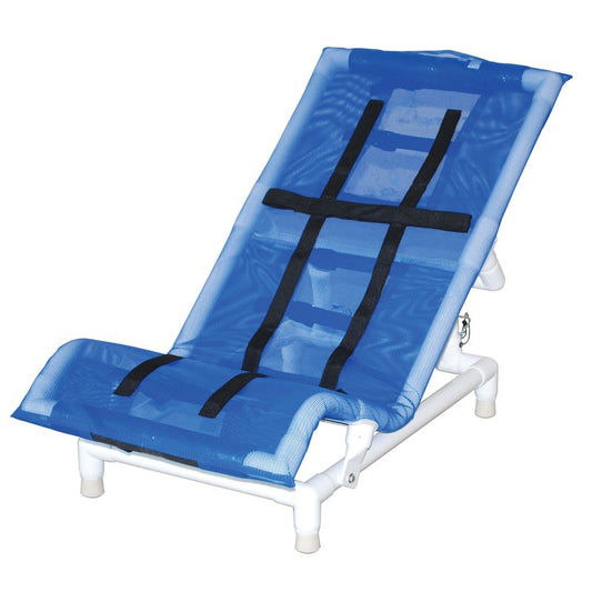 MJM International 191-XL Reclining bath / shower chair (X-LARGE), no base, no casters, 225 lbs weight capacity