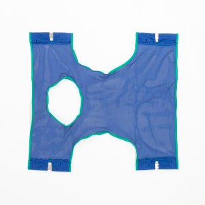 Invacare Standard Sling with Commode Opening for Patient Lifts, Mesh Polyester Fabric