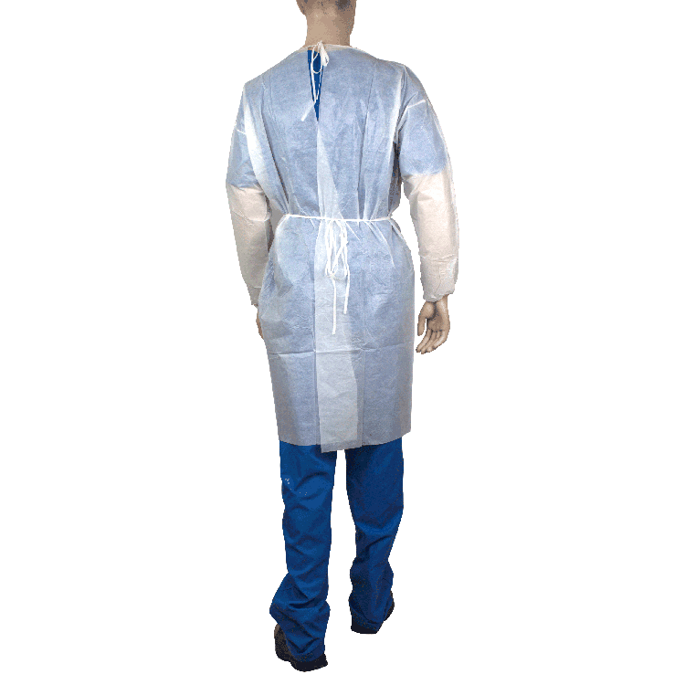 Dynarex Isolation Gown Poly - Coated Barrier, Small, 10/5/cs