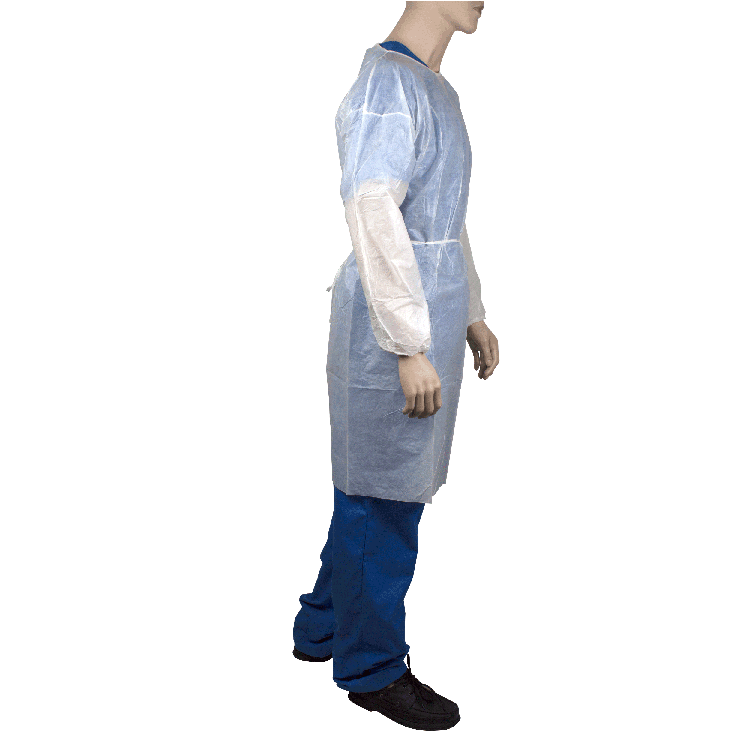 Dynarex Isolation Gown Poly - Coated Barrier, Small, 10/5/cs