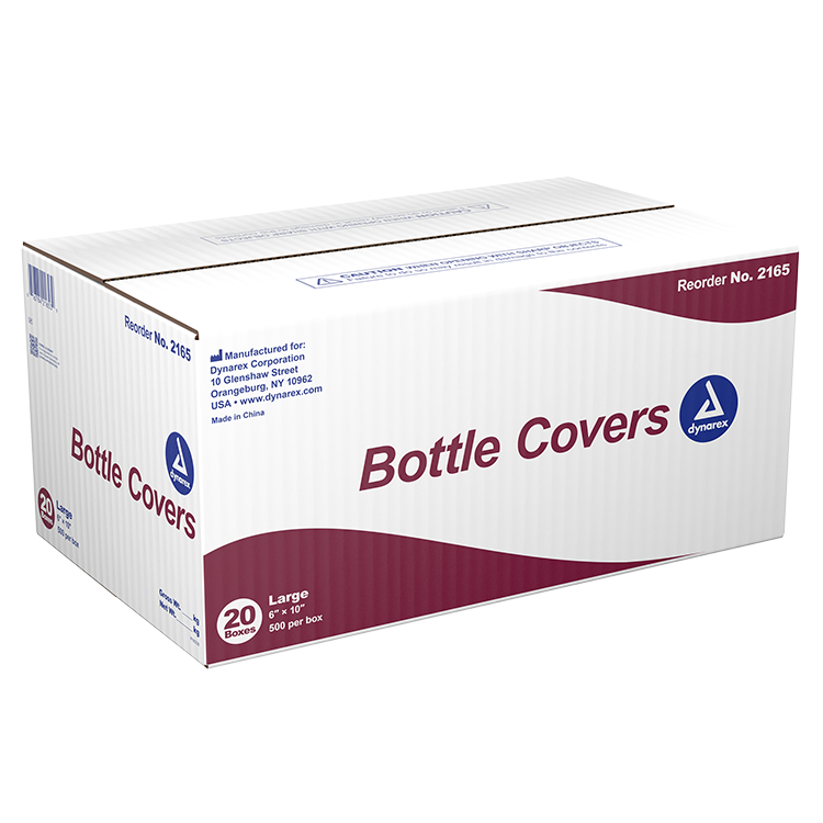 Dynarex Bottle Covers, 6" x 10", Large, 20/500/cs