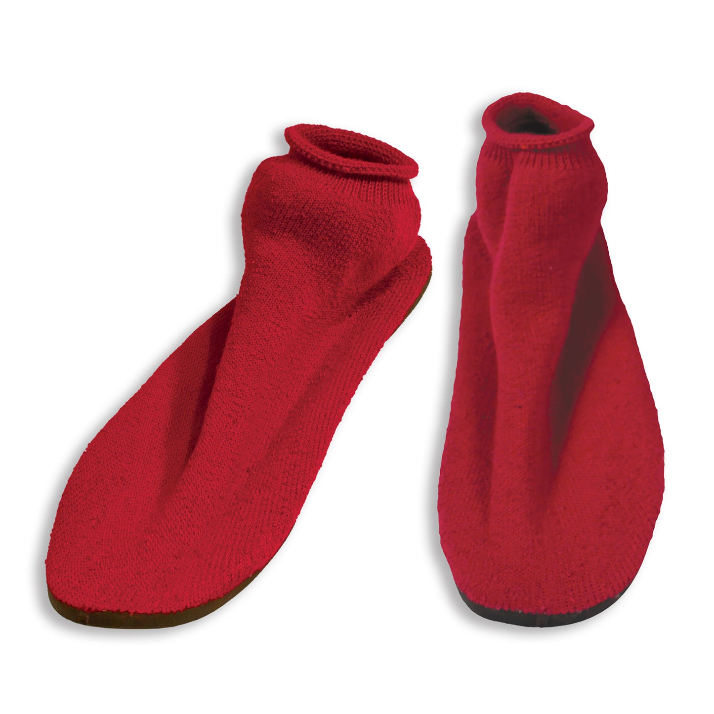 Dynarex Non Skid Slippers, Small, Red, 12/cs