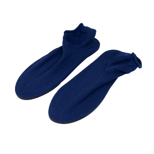 Dynarex Non Skid Slippers, Large, Navy Blue, 12/cs