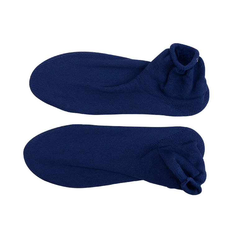 Dynarex Non Skid Slippers, Large, Navy Blue, 12/cs