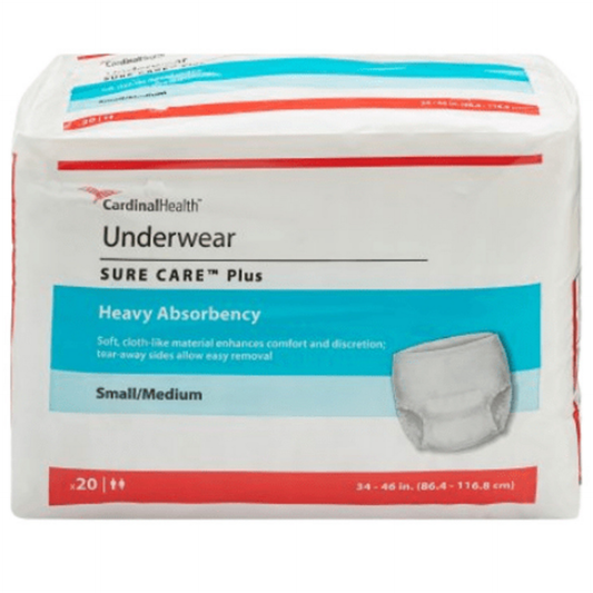 Cardinal Health Sure Care Plus Protective Pull-Up Protective Underwear Heavy Absorbency