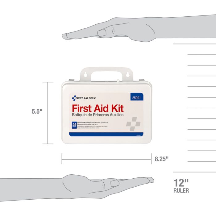 First Aid Only 25 Person First Aid Kit, 112 Pieces