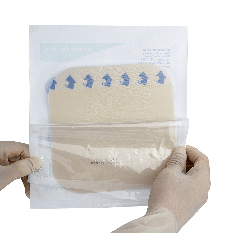 DynaDerm™ DynaDerm - Hydrocolloid Dressing - Extra Thin, 6" x 6", 12/5/cs