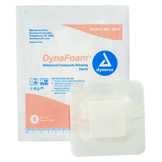 DynaFoam DynaFoam - Waterproof Bordered Foam, 4" x 4", 12/10/cs