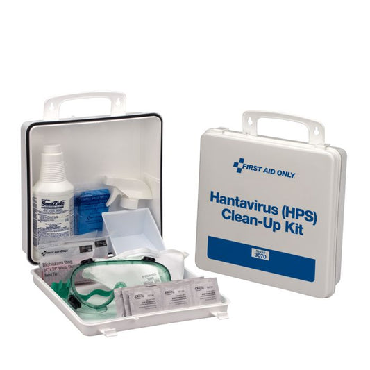 First Aid Only HPS Hanta Virus Clean Up Kit, Plastic Case