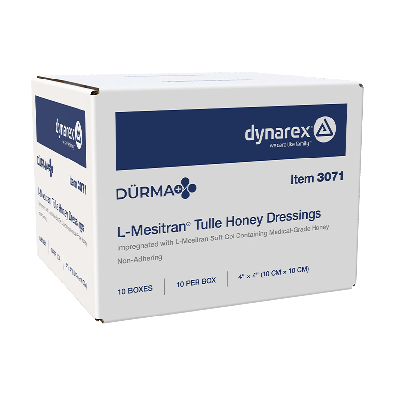 Dynarex L-Mesitran Tulle Honey Dressings (100 Count)