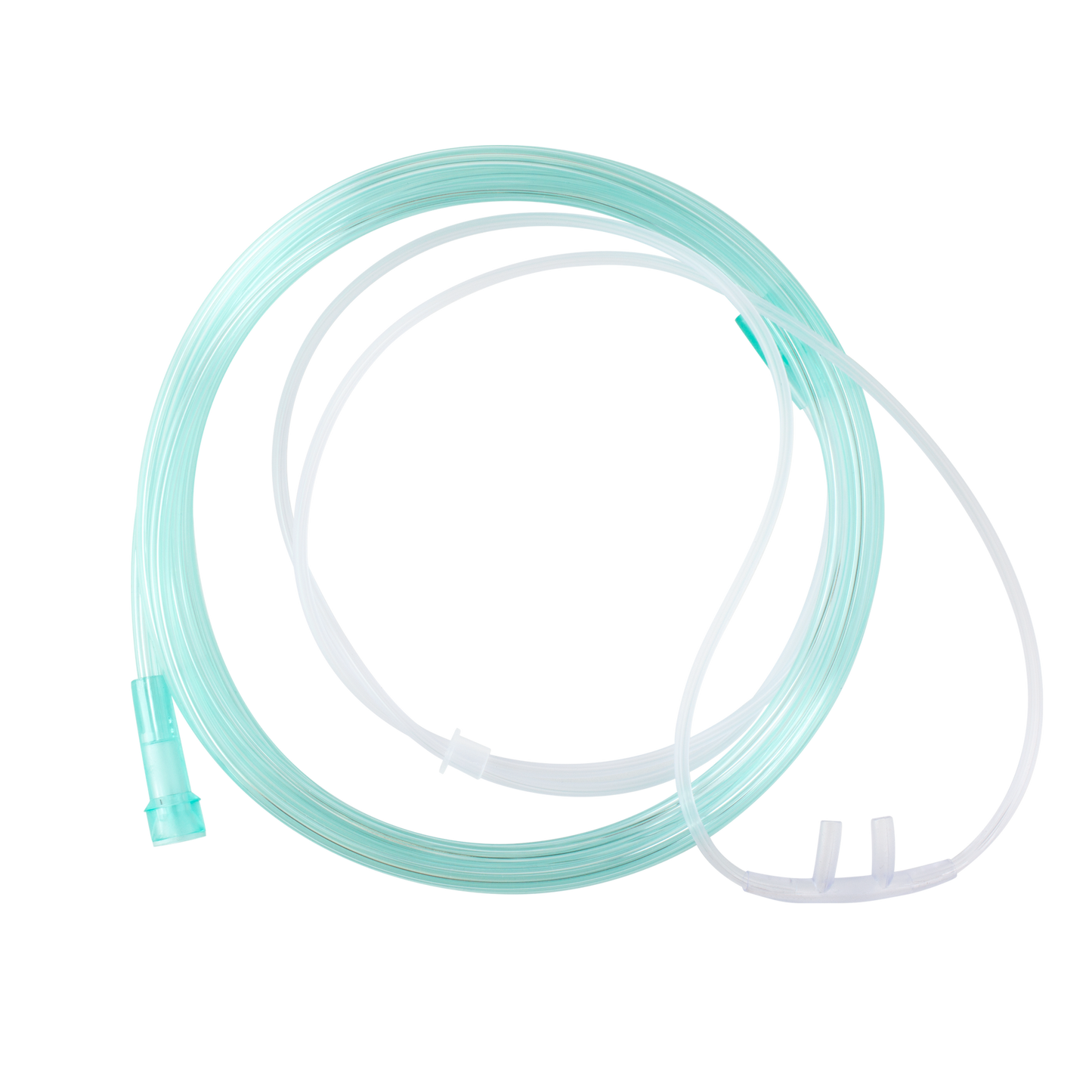 Dynarex Resp-O2 Nasal Oxygen Cannulas with Standard Tips - Adult, 21' Standard Connector (25 Count)