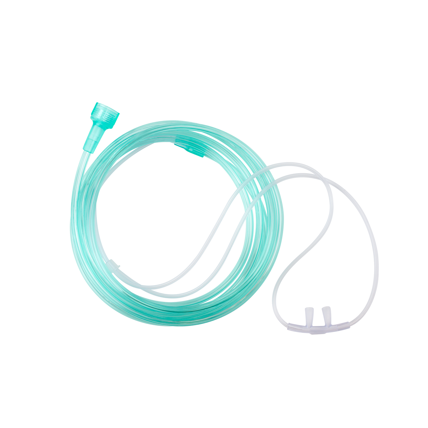 Dynarex Resp-O2 Nasal Oxygen Cannulas with Cushion Tips - Adult, 50' Universal Connector (15 Count)