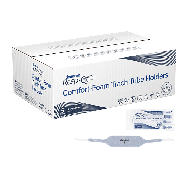 Dynarex Comfort-Foam Trach Tube Holder, 1-Piece (60 Count)
