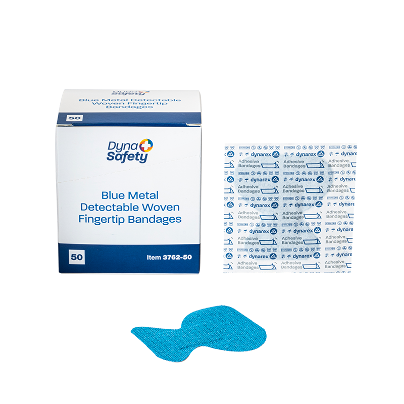Blue Metal Detectable Woven Bandage