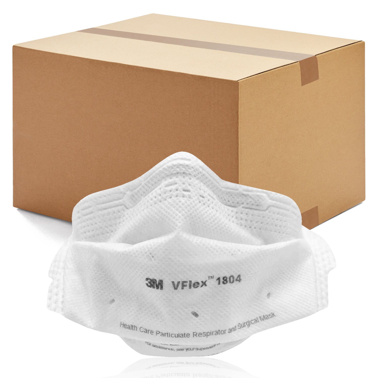 Partilulate Fun Quick 3M 400pcs VFlex 1804 Particulate Respirator N95 Face Mask, Regular Siz ...