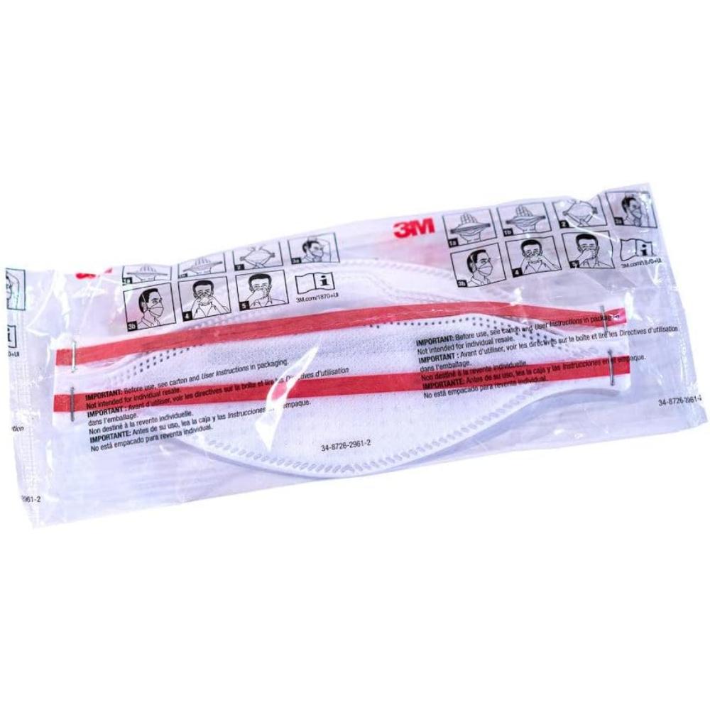 Partilulate Fun Quick 3M 440pcs Aura 1870+ Particulate Respirator N95 Face Mask, Regular Siz ...