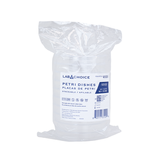 Dynarex Petri Dish, Stackable, Sterile
