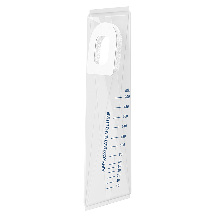 Dynarex Pediatric Urine Collector, 200 mL - White (50 Count)