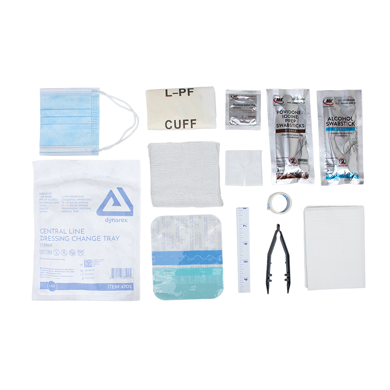Dynarex Central Line Dressing Change Tray - Sterile (20 Count)