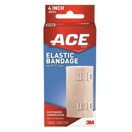 3M™ ACE™ Elastic Bandage 3M™ ACE™ 4 Inch Width Clip Detached Closure Tan NonSterile Standard Compression
