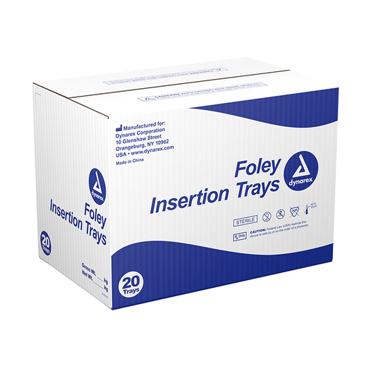 Dynarex Foley Insertion Trays without Catheters (20 Count)