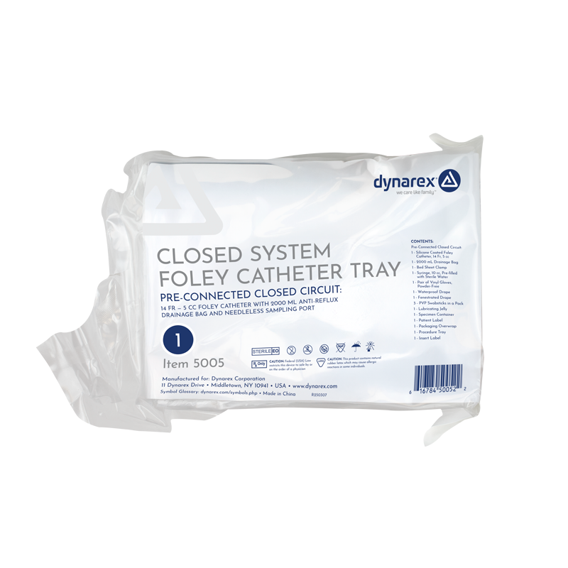 Dynarex Closed Circuit Foley Catheter Trays (10 Count)