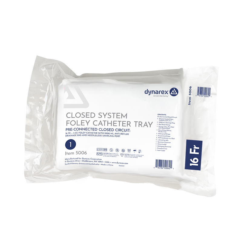 Dynarex Closed Circuit Foley Catheter Trays (10 Count)