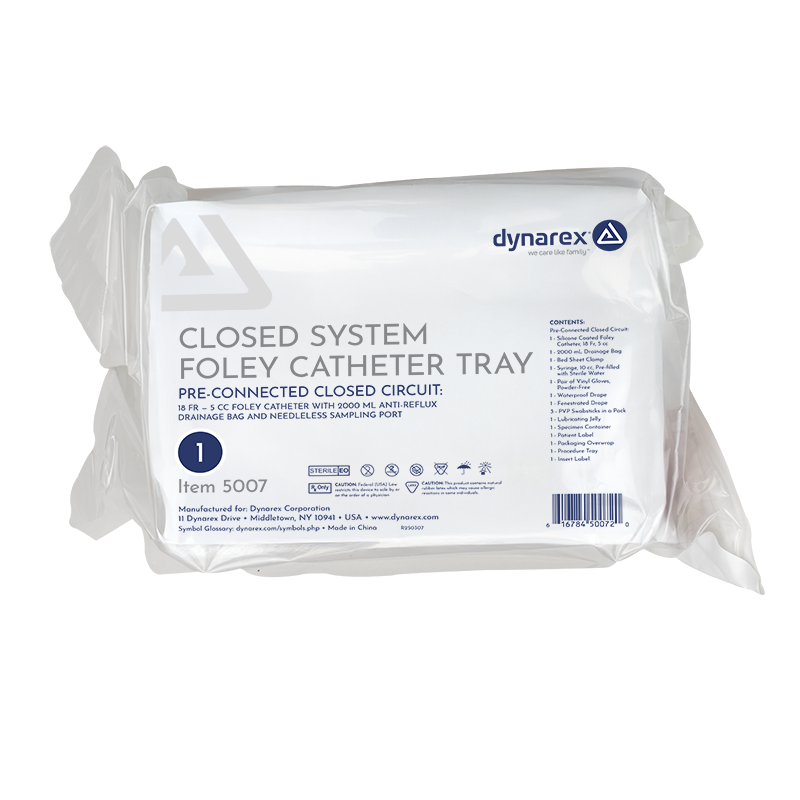 Dynarex Closed Circuit Foley Catheter Trays (10 Count)