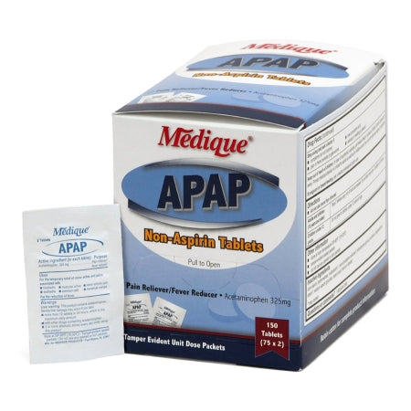 APAP Pain Relief APAP 325 mg Strength Acetaminophen Tablet 150 per Box