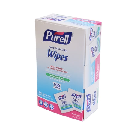 Purell Hand Sanitizing Wipe Purell 100 Count Ethyl Alcohol Wipe Individual Packet