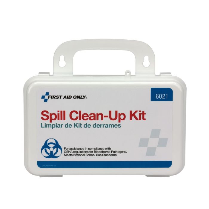 First Aid Only 20 Piece Blood Borne Pathogen Spill Clean-Up Kit In Weatherproof Plastic Case