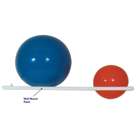 MJM International 7005 Wall mount ball rack 58" L x 17" W x 3" H