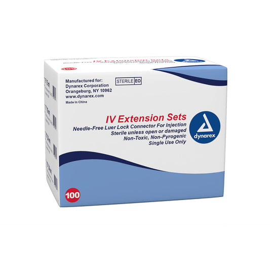 Dynarex IV Extension Set (100 Count)