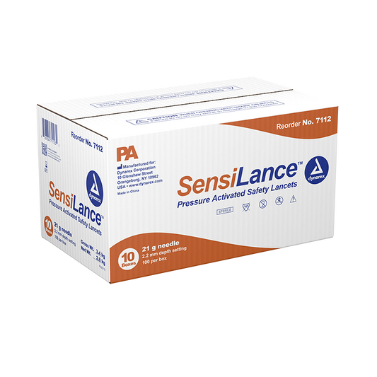 Dynarex Safety Lancets - Button and Pressure (1000 Count)