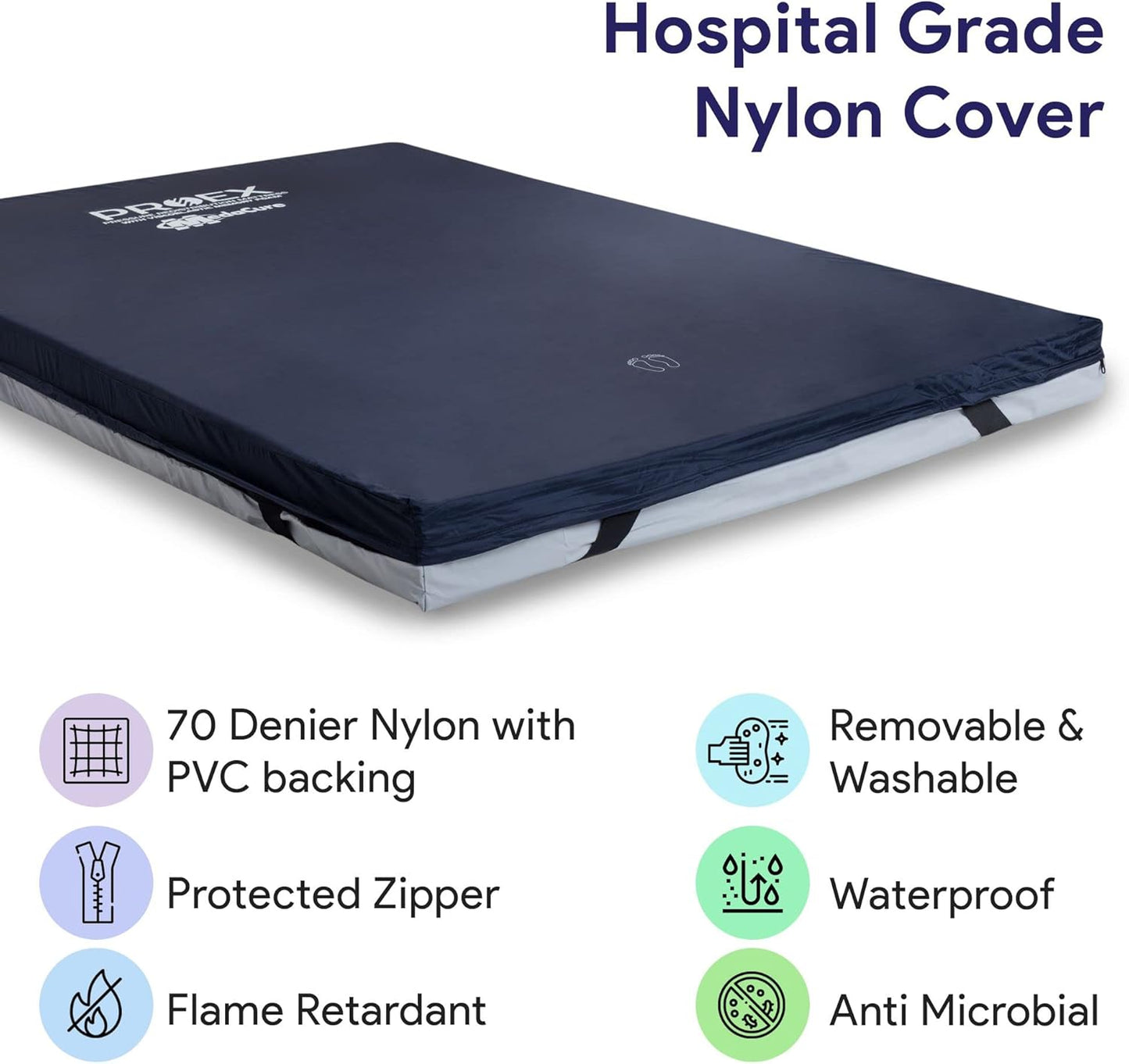 PROEX 3 Pressure Relief Bariatric Foam Hospital Mattress by MedaCure