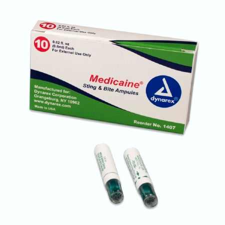 Medicaine Sting and Bite Relief Medicaine Topical Swab 6 mL Ampule