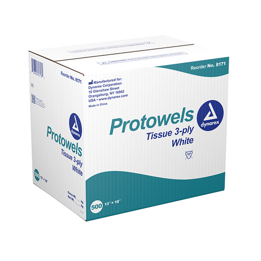 Dynarex Protowels, 13 x 18 - 3Ply (500 Count)
